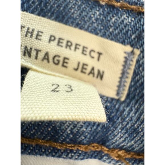 Madewell The Perfect Vintage Jean Womens Distressed Medium Wash High Rise Sz 23 - Picture 3 of 9